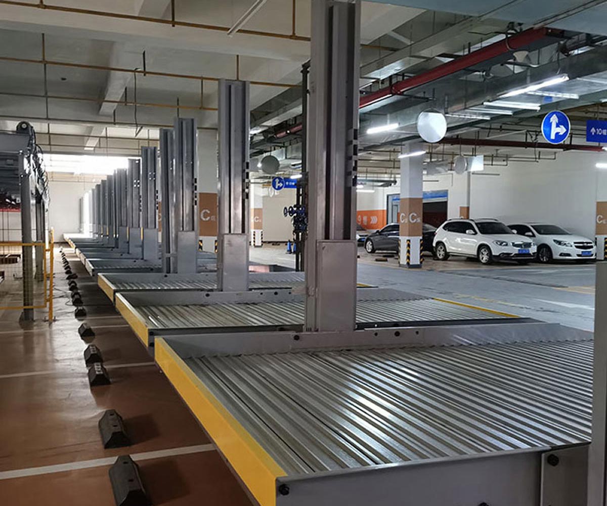 南澗2層升降式機械停車設備過驗收