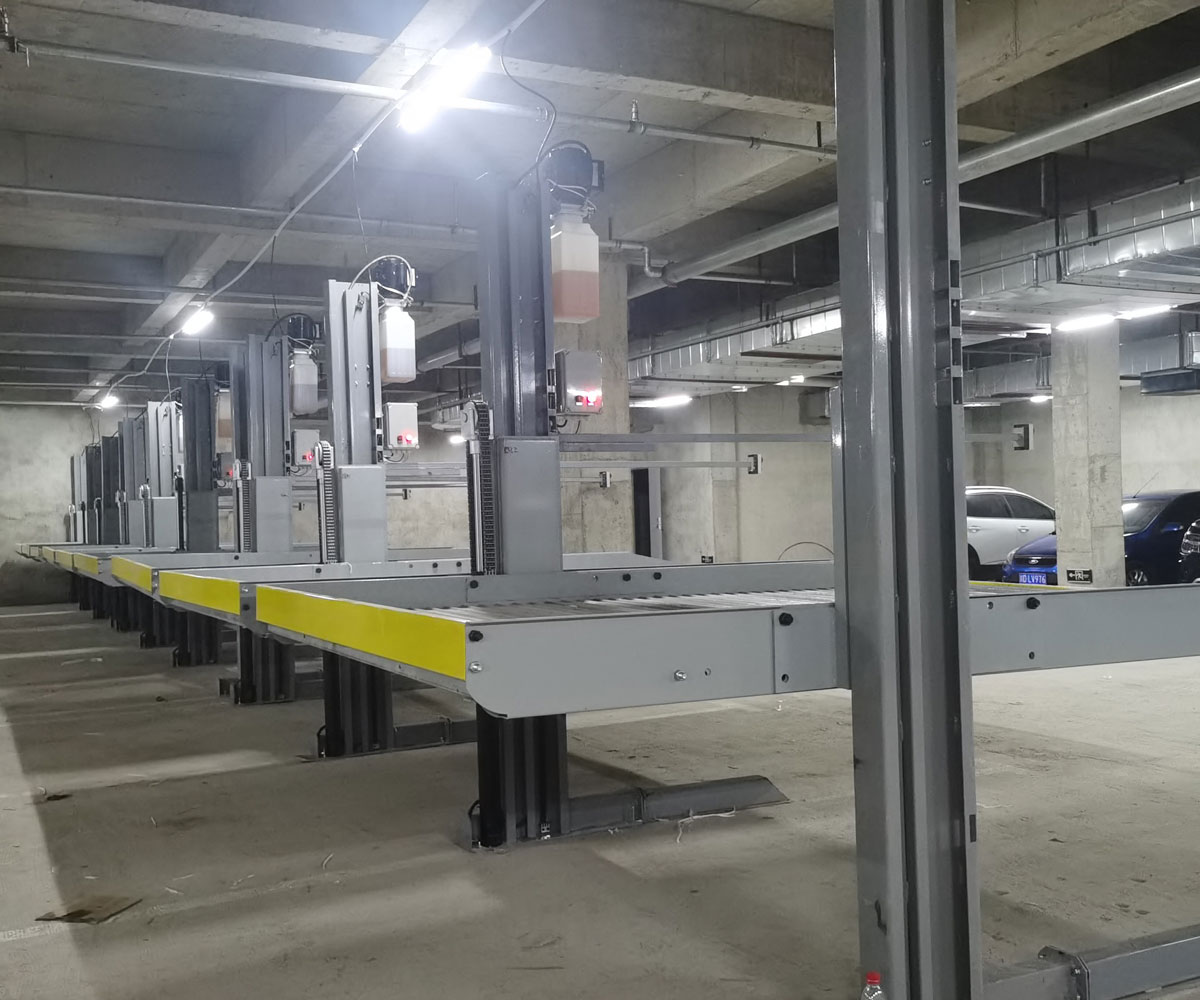 麒麟三層升降平移機械立體停車設備出租