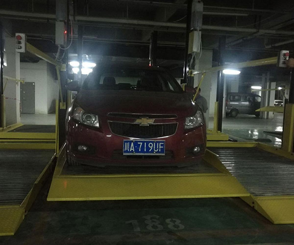 景洪雙柱簡易升降立體車庫停車設(shè)備過規(guī)劃