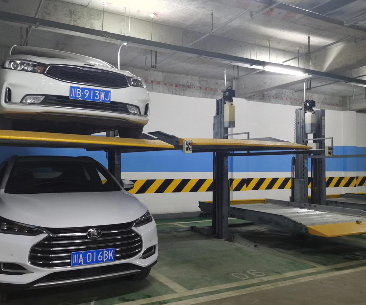 四柱簡易式機械停車設備過規劃