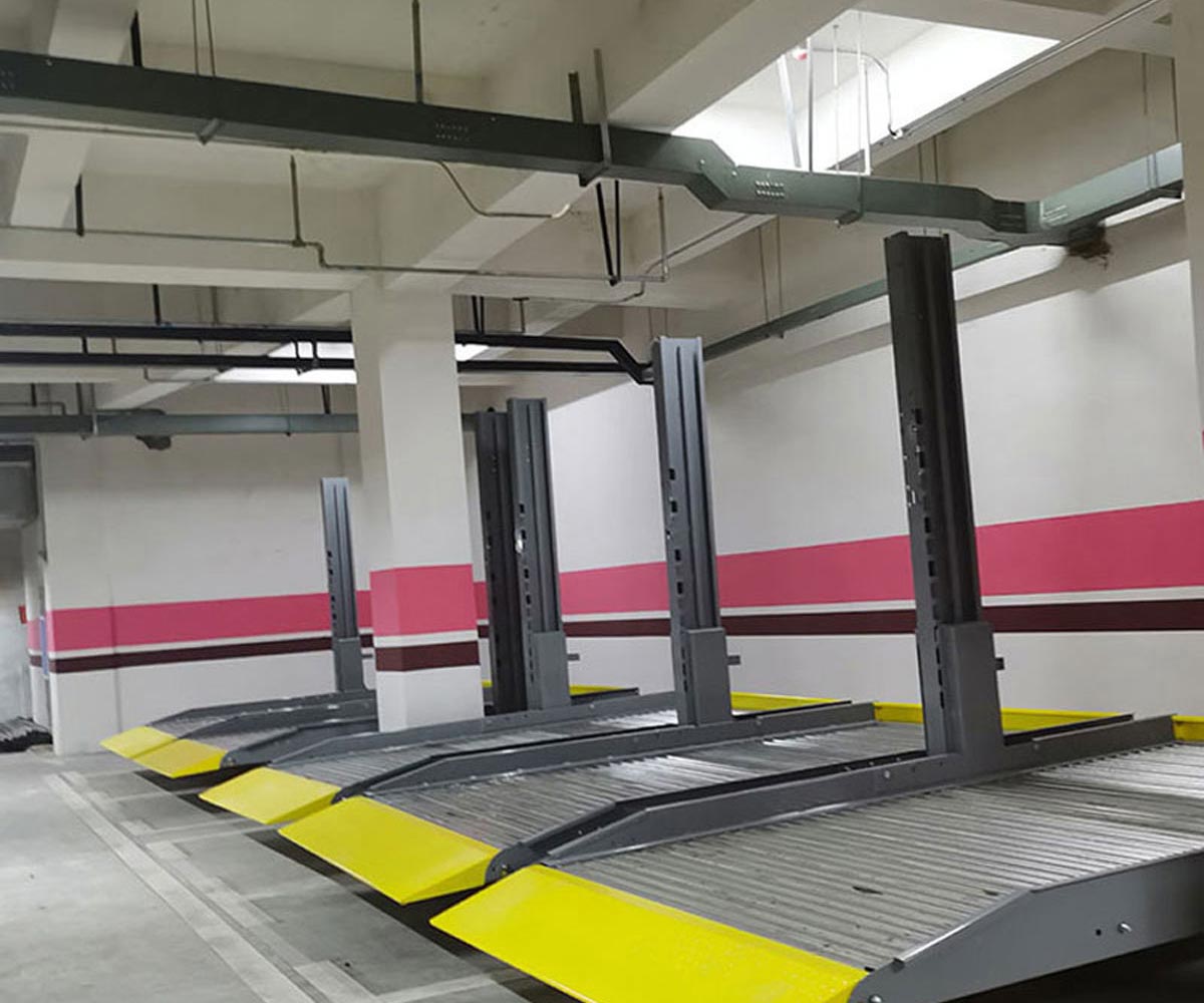 二層簡易升降停車立體車庫租用