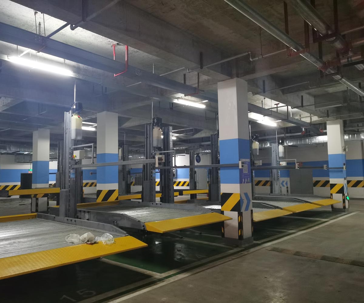 師宗地下室二層升降式機械停車