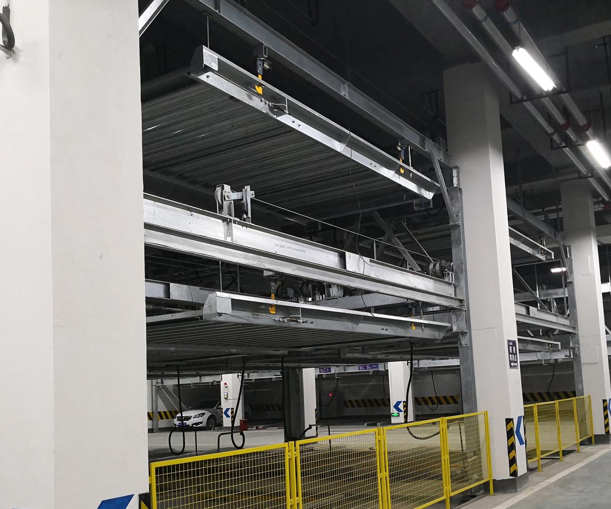 澄江小區升降橫移式機械停車場