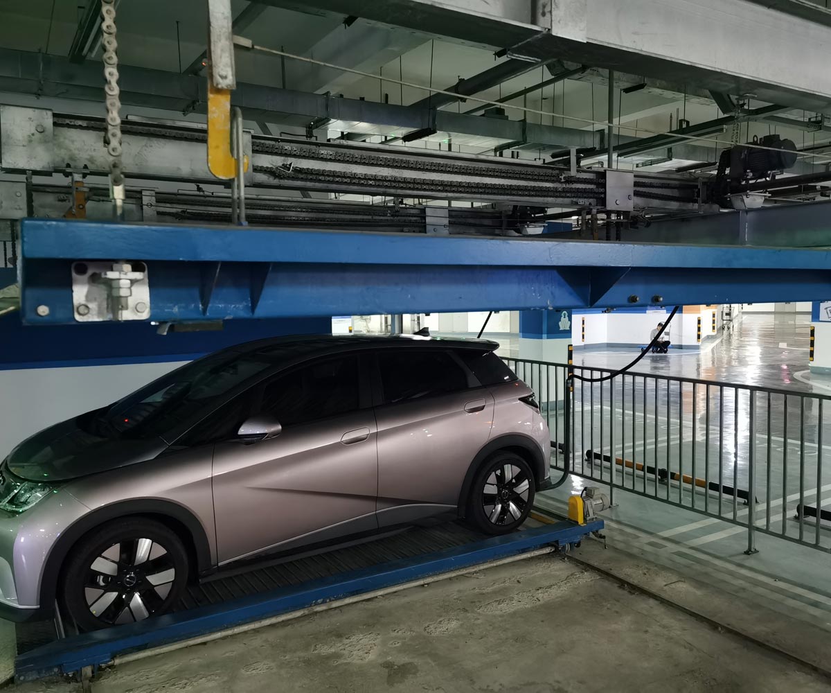 負一正三地坑PSH4D1四層升降橫移機械式停車設(shè)備